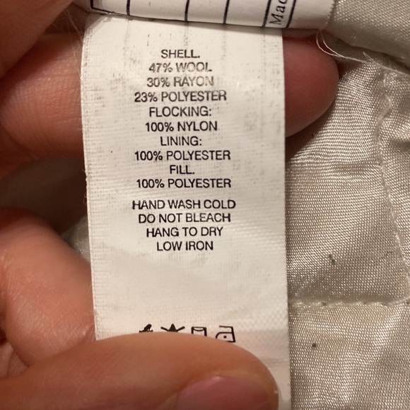 Girl’s Size 12-18 Months Fall/Spring Grey with Polka Dots Wool-blend Jacket - Picture 4 of 7